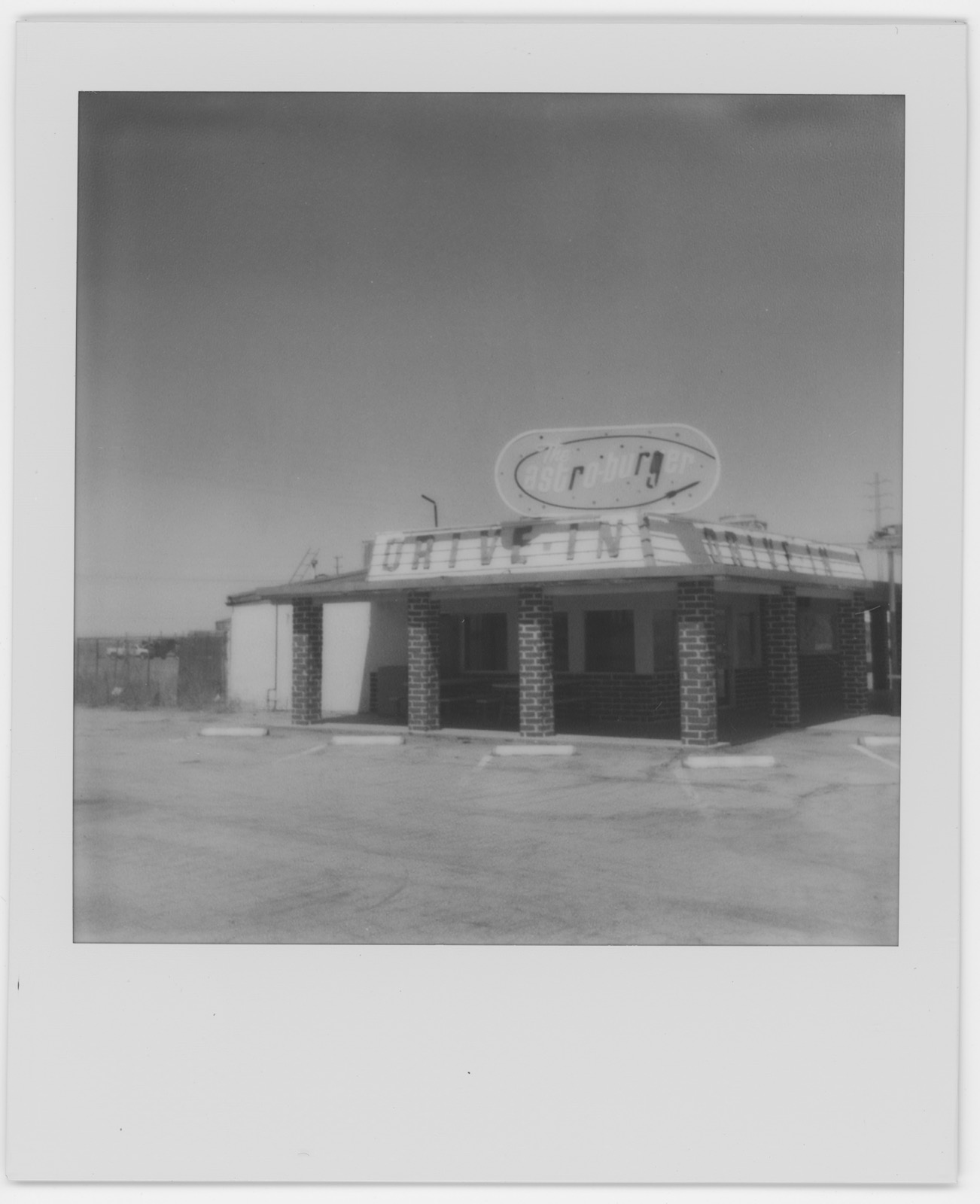 Polaroid: alternate angle along Route 66 in Kramer Junction.